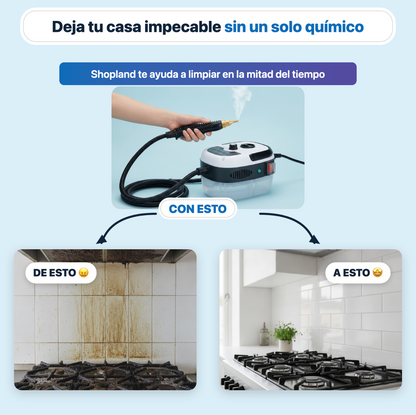 Limpiadora Portatil a Vapor de Alta Presion 2500W
