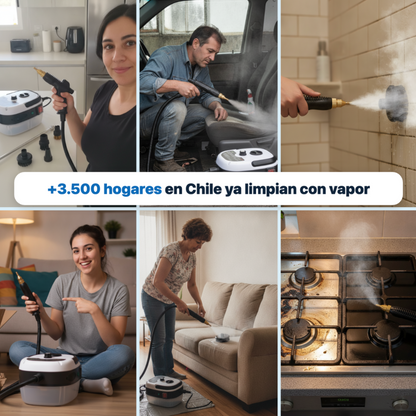 Limpiadora Portatil a Vapor de Alta Presion 2500W