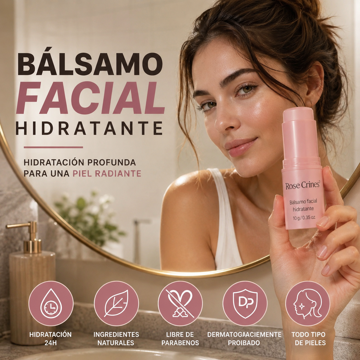 Balsamo Facial Hidratante Antiarrugas